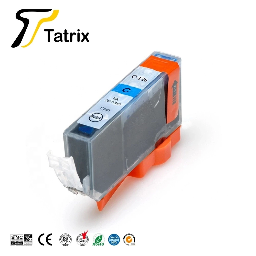 Tatrix совместимый для Canon PGI125 CLI126 чернильный картридж для Canon PIXMA MG6110 MG6210 и т. Д