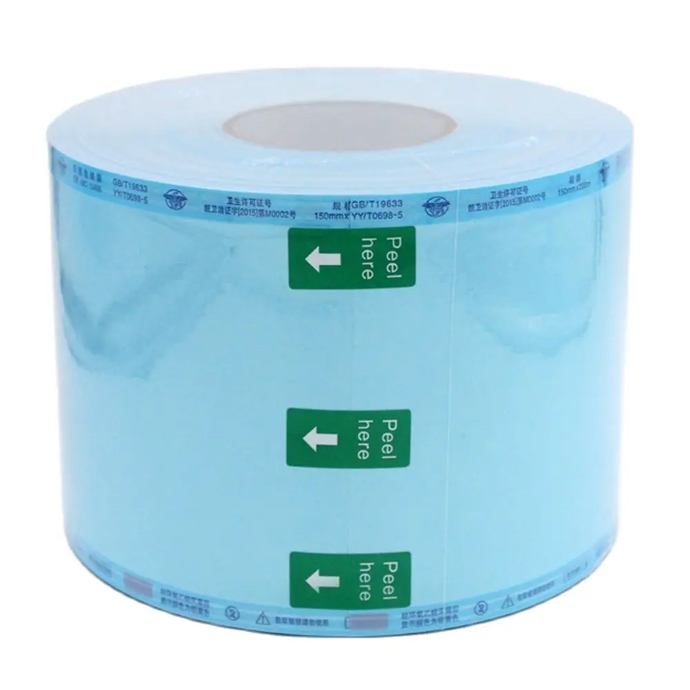 150mm x 200m Disposable Dental Autoclave Sterilization Bags Self