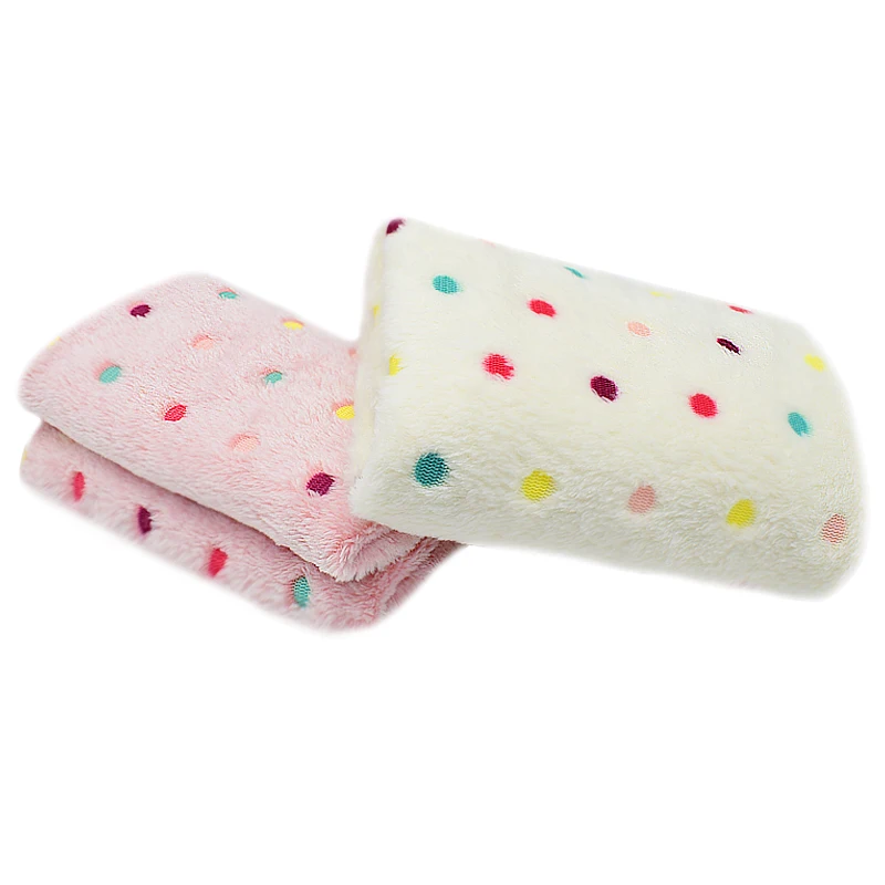 Cat Dog Bed Blanket Soft Fleece Cushion Winter Warm Dot Print Pet Cat Dog Cover For Small Medium Large Dogs Mat pet bed,pet blanket