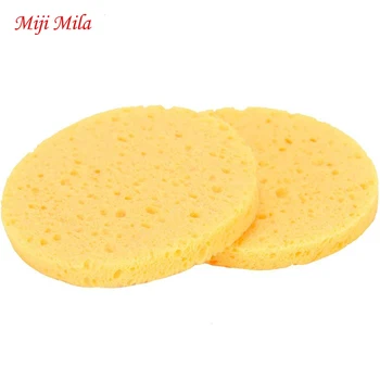 

Miji Mila Facial Sponges Compressed Cellulose Face Cleansing Exfoliating Sponges Reusable Makeup Mask Remover Face