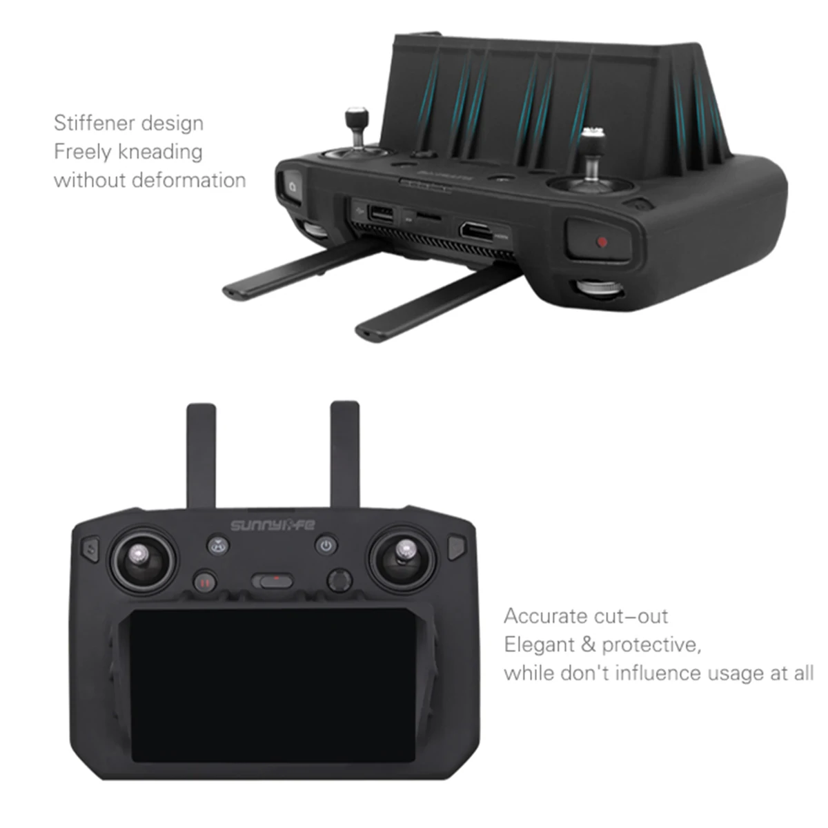 Силиконовый чехол солнцезащитный навес Крышка для DJI MAVIC 2 контроллер камеры Дрон аксессуары наборы