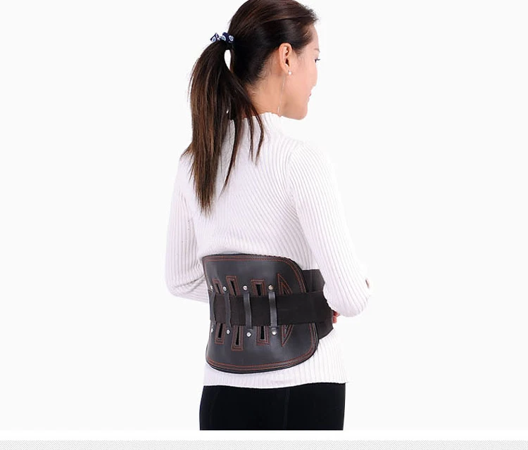 Waist Supporter Steel Plate Girdle Fixed Warm Lumbar Disc Strain Slipped Disc Household Breathable Lumbar Support for Both Men A