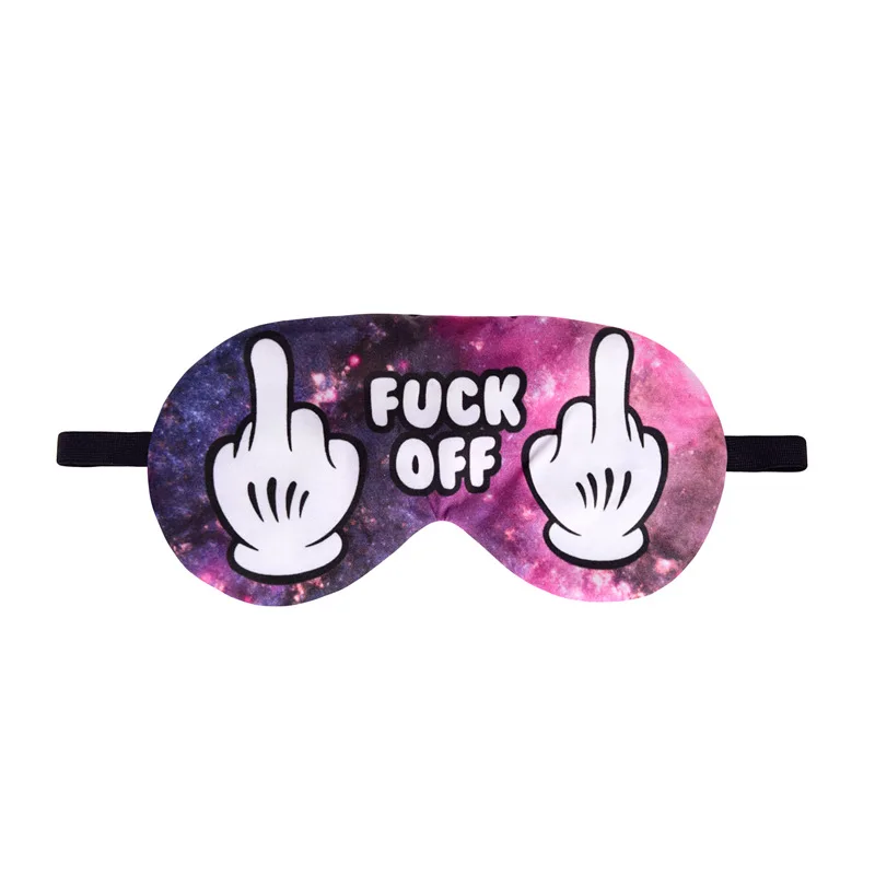 

2019 Creative 3D Cartoon Funny Eye Patch Sleep Travel Shade Protection Eye Patch Manufacturers Direct Selling