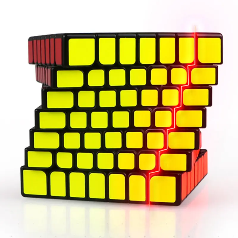 Qiyi X Man Design Spark and M 7x7x7 Магнитный куб профессиональный Mofangge 7x7 магический скоростной