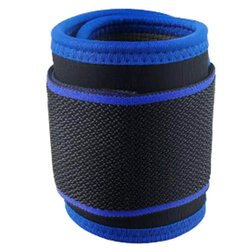 Спортивный протектор. Наручники неопрен. Чёрно-синие оковы на липучках. Неопреновые наручники с маской. Наручники Sitabella голубой.