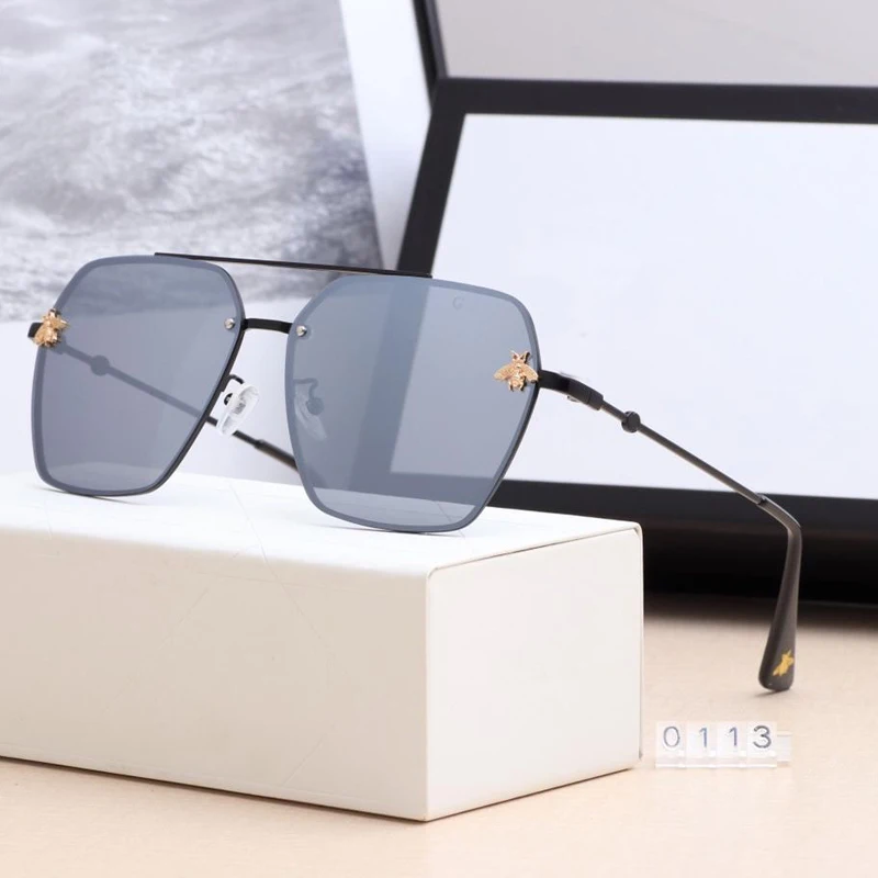 Роскошные брендовые дизайнерские поляризованные солнцезащитные очки для женщин модные вождения шестигранные Квадратные Солнцезащитные очки UV400 градиентные прозрачные линзы