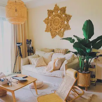 

Plant frame hand-woven rattan flower frame home decoration