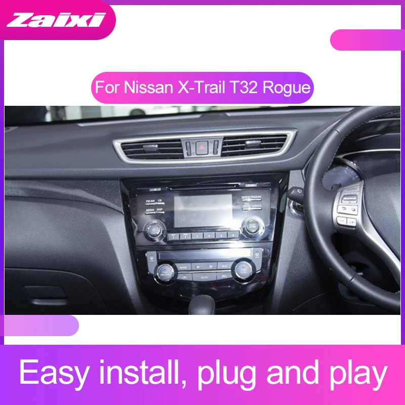 ZaiXi мультимедиа для Android плеер 2 Din wifi gps-навигация Авторадио для Nissan X-Trail T32 Rogue~ gps радио FM