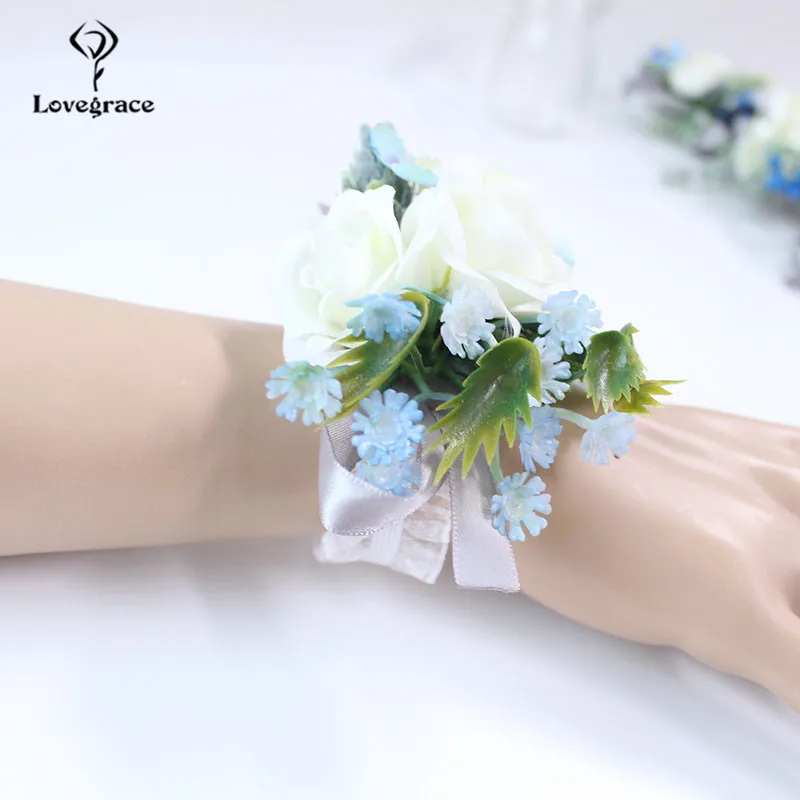 1 wedding Wrist Corsage Bracelet wrist flower (42)
