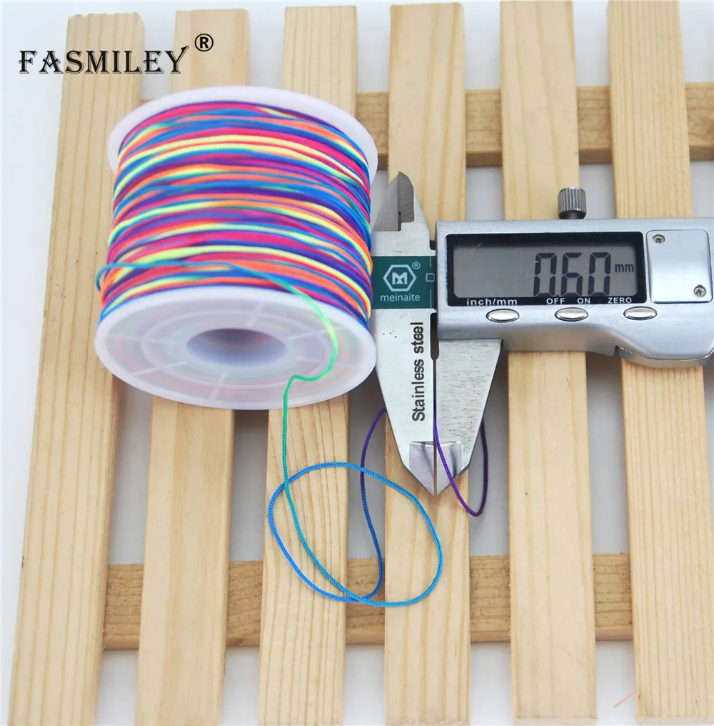 Premium Nylon Macrame Beading Cord - 0.6mm, 130m Spool