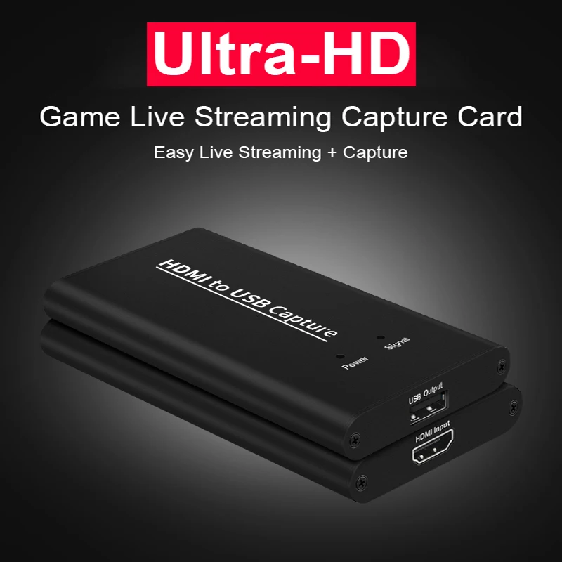 Карта захвата игр KuWFi с разрешением до 4K/30 Гц поток и запись в 1080p60 для PlayStation 4 Switch