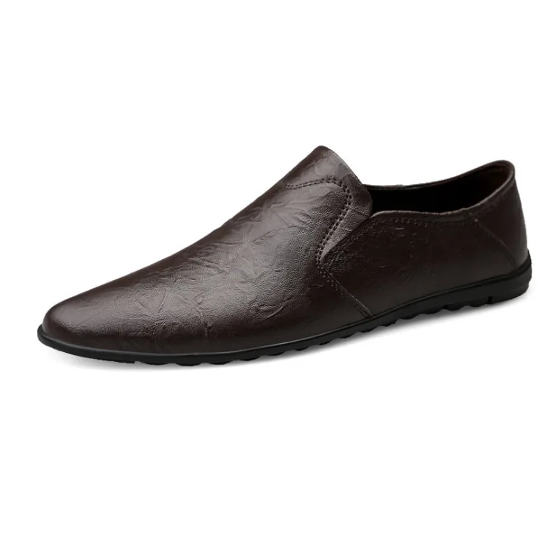 Genuine Leather Men Shoes Soft Moccasins Loafers Brand Flats Driving | Обувь