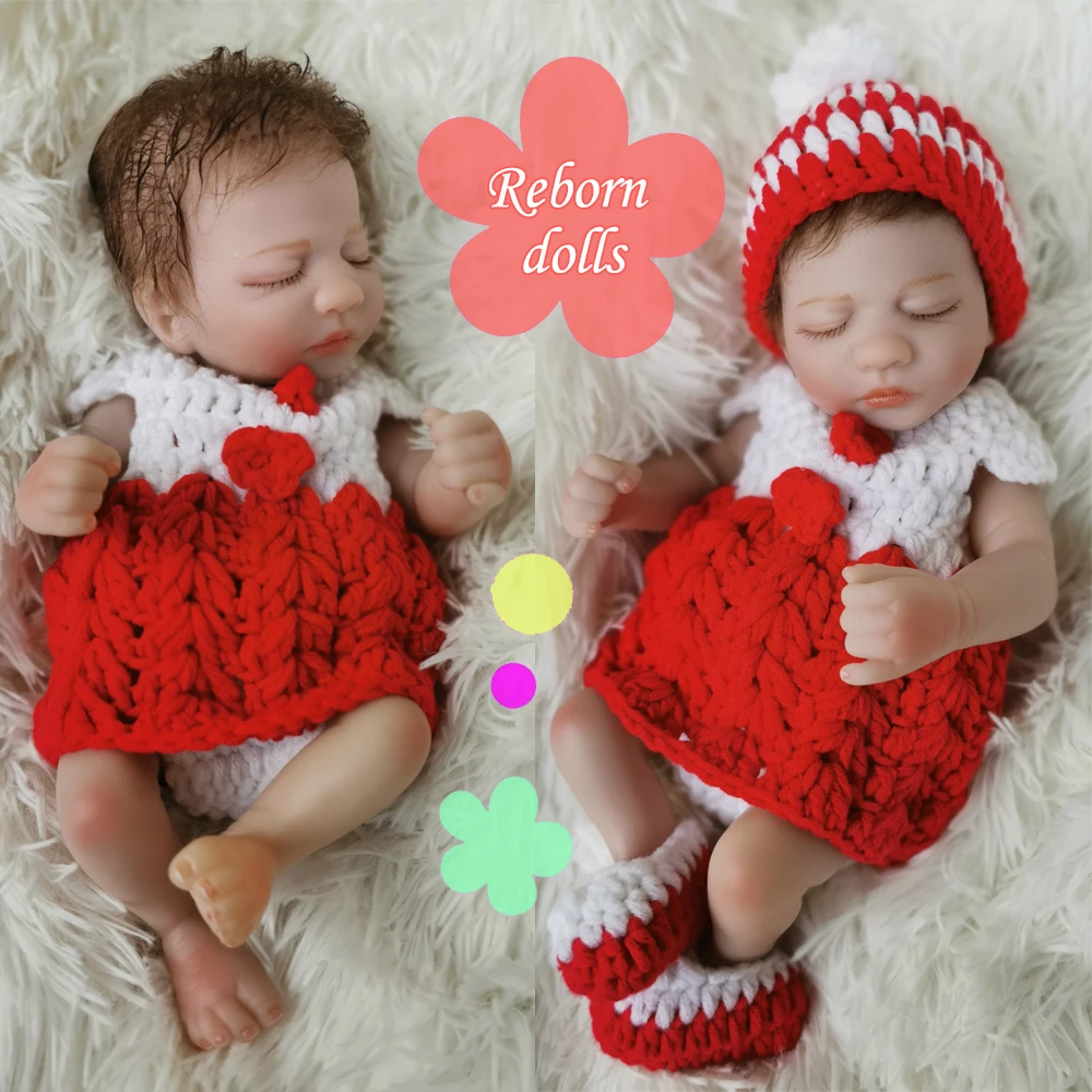 OtardDoll 10 дюймов Reborn baby doll 50 см полностью силиконовые реалистичные куклы-реборн Bonecas милая игрушка для подарка на день рождения