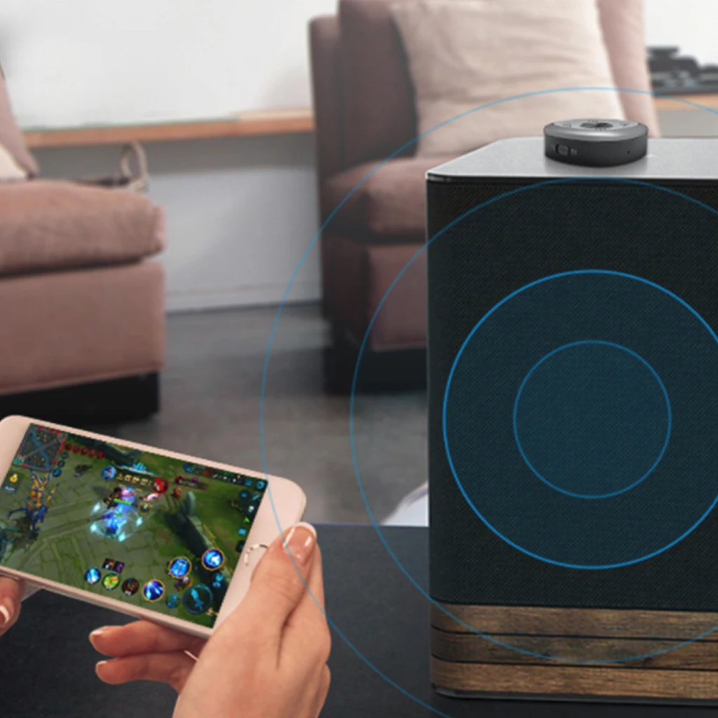 Bluetooth адаптер Встроенный микрофон Поддержка двойной APTX HD Bluetooth передатчик и приемник 3,5 мм AUX аудио адаптер с задним зажимом