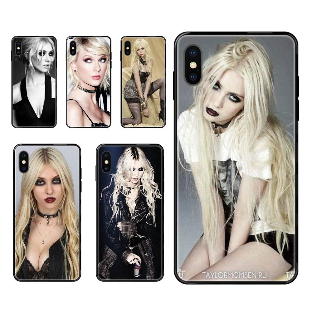 Тейлор Момсен the Pretty Reckless Femmes для iPhone 11 12 Pro 5 5S SE 5C 6 6S 7 8 X 10 XR XS Plus черный мягкий