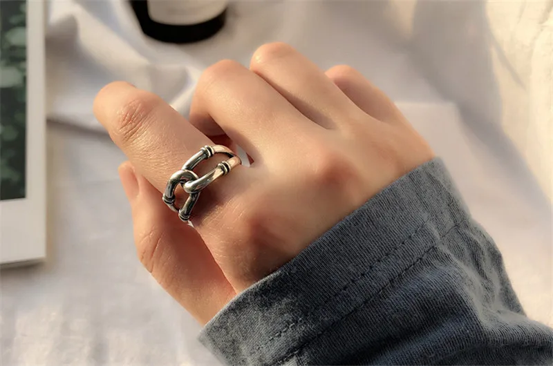 Трендовые серебряные 925 Пробы Кольца для женщин ювелирные изделия Новая мода твист кольцо Принцесса аксессуары для девочек палец бижутерия