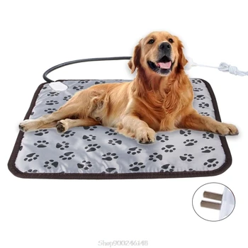 

Pet Heating Pad Cat Mat Waterproof Heated Bed Adjustable Dog Warmer Electric Heating Mat With Chew Resistant Steel Cord N02 20