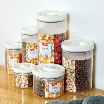 

300/600/700/1000/1500/2500ml Clear Sealed Jar Bottle Food Storage Can Container 2020