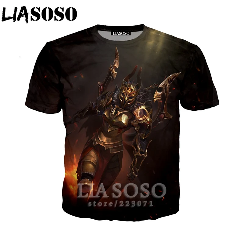  2019 3D Print New Fashion Sweatshirt Men Women Video Game Dota 2 T-Shirt Casual Unisex Short homme 