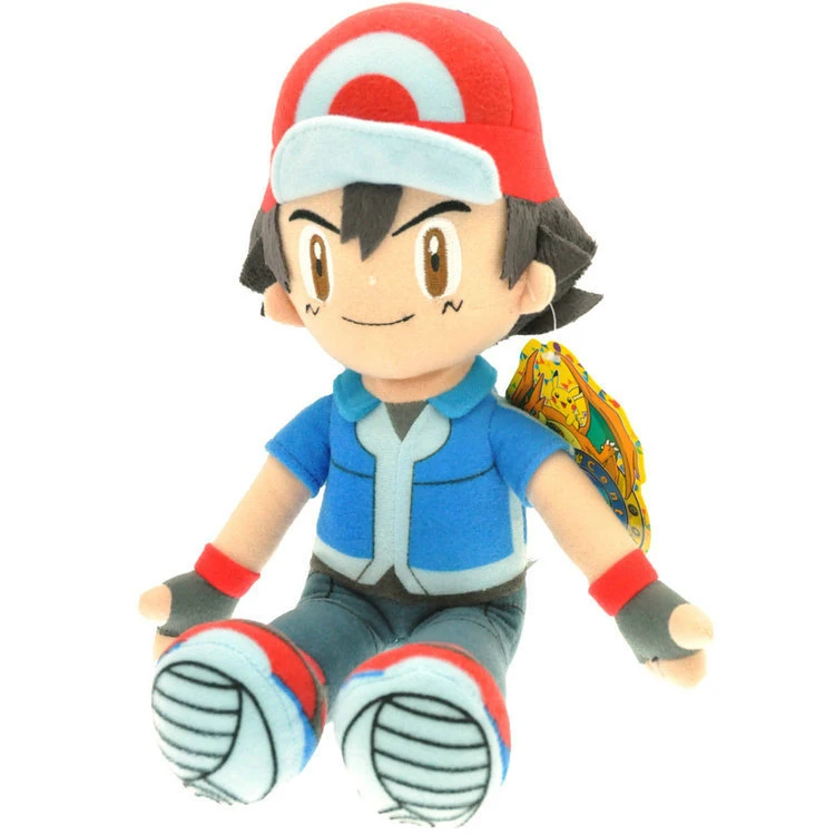 TAKARA TOMY Покемон 33 см Япония мультфильм аниме пепел Кетчум Мягкие плюшевые игрушки покемон плюшевые куклы игрушки подарки для детей