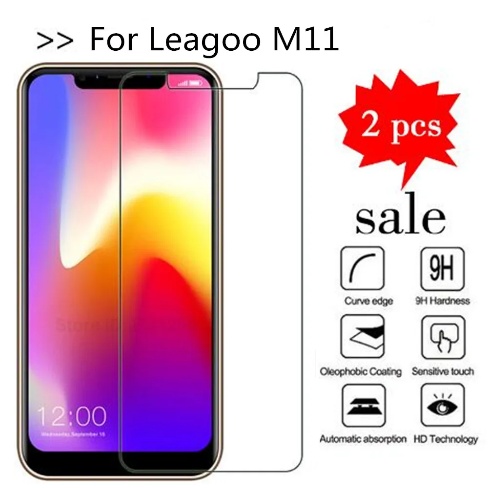 Закаленное стекло 9H для Leagoo M11 оригинальная Взрывозащищенная защитная пленка