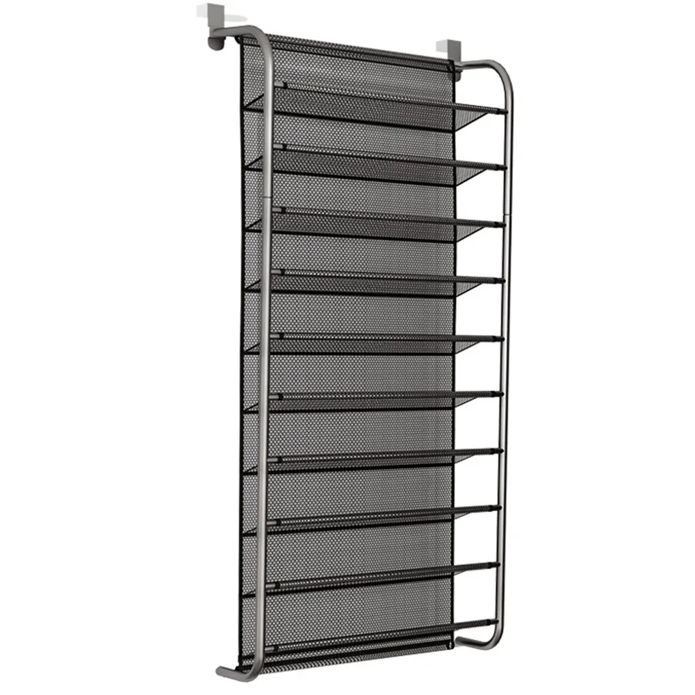 Door Hanging Multi-layer Shoe Rack Wall-mounted Space-saving Shoe Storage Box Behind The Door Simple Household Cabinet