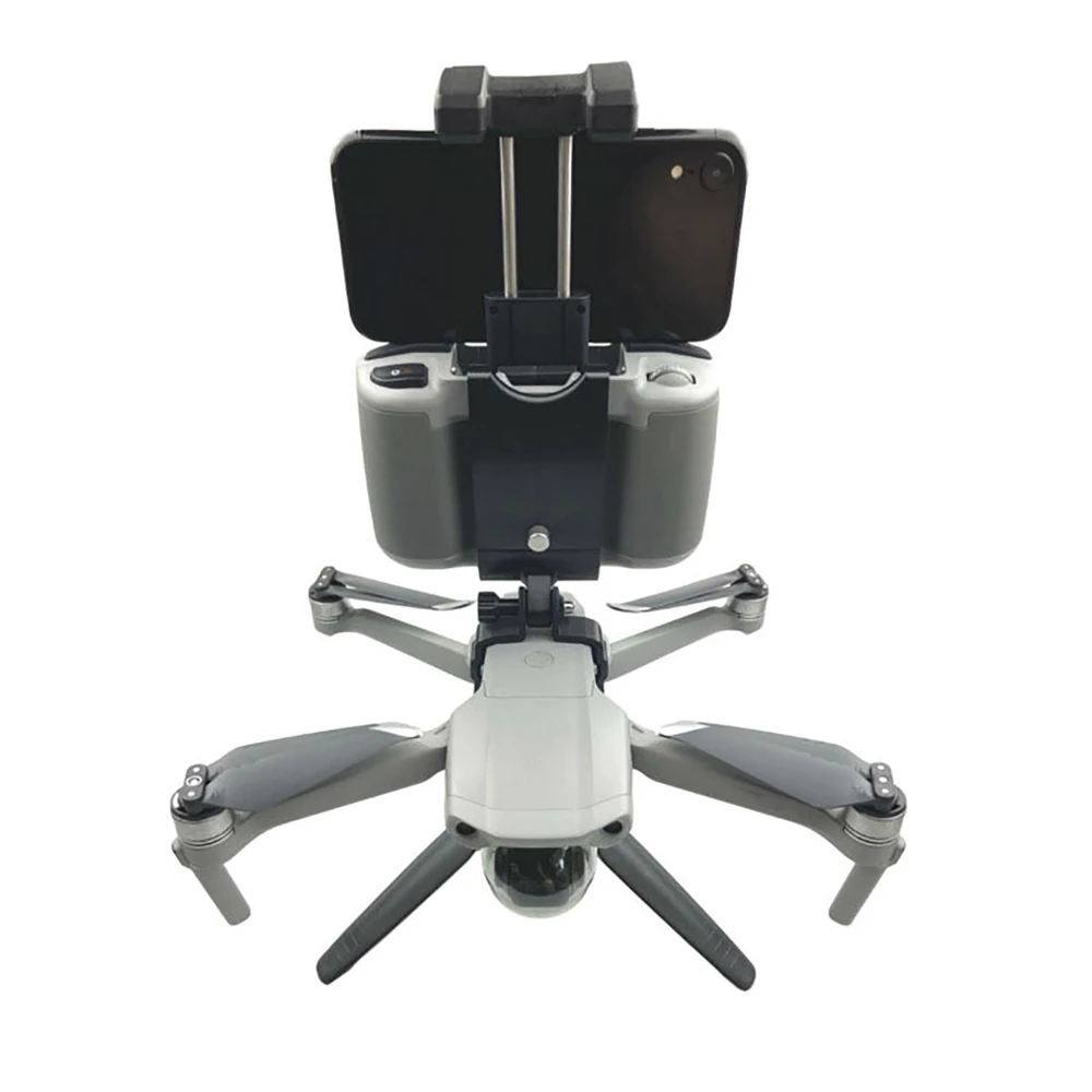 Stabilizer Bracket Handheld Gimbal Kit Phone/ Remote Control Clip with 1/4 Port Tripod Connection for DJI Mavic Air 2 Drone