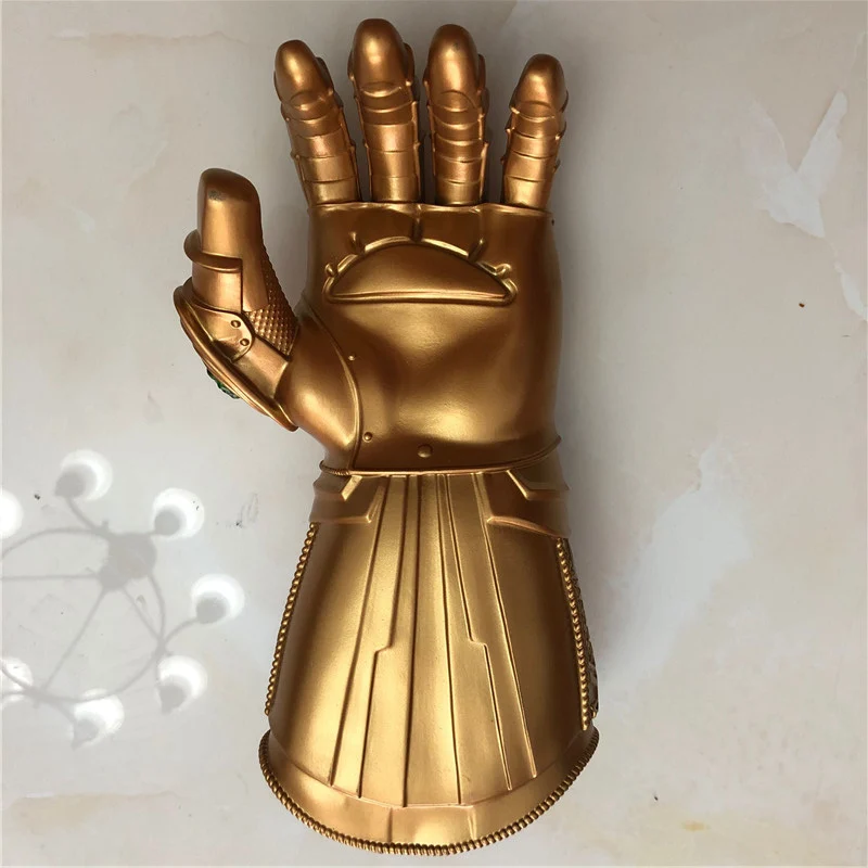 The Thanos Endgame 4 Gauntlet Косплей Костюм камни светодиодная перчатка с крагами Хэллоуин Рождественский подарок