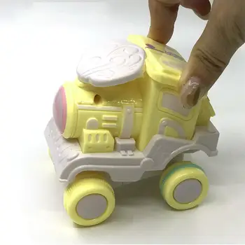 

Kuulee Pressure Roller Vehicle Children Pressing Flipping Inertia Car Mini Toy Tumble Train Mini Toy pull back car