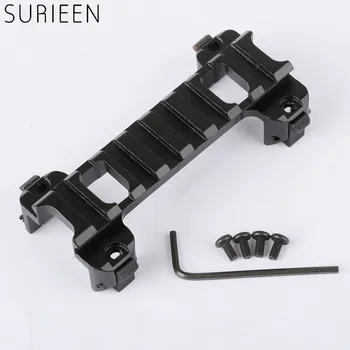 

Hot 20mm Picatinny Weaver Rail Laser Scope Mount Claw Low Profile Mount Base for Airsoft MP5 G3 Series Rail Bracket Clip Bracket