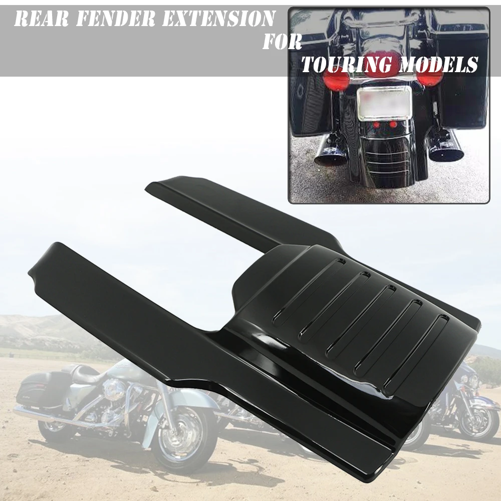 7" Rear Fender Extension Stretched Plastic For Harley Davidson Touring 1996-2008