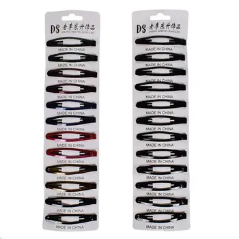 

Hot Sale 12PC/Pack New Simple Black Hair Clips Girls Hairpins BB Clips Barrettes Headbands For Women Hairgrips Hair Accessories