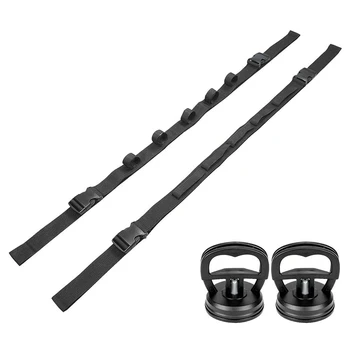 

2Pcs Car Fishing Pole Holder Strap Portable Fishing Vehicle Rod Storage Rack Bracket Carrier for Truck SUV Wagons Van