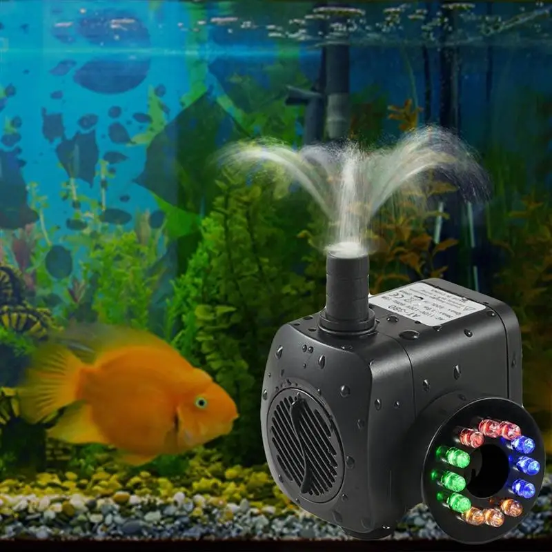 AC 220V 15W Мощный погружной водяной насос для аквариума фонтанов прудов воздуха с