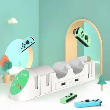 

PG-9187A Charging Dock Lightweight Game Playing Elements for Nintendo Switch Joy-Con Pro Controller Charger Stand