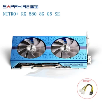 

SAPPHIRE AMD Radeon NITRO+ RX 580 Graphic Card 8GB GDDR5 256bit Backplate Special Edition (UEFI) PCI-E Video Cards Used Cards