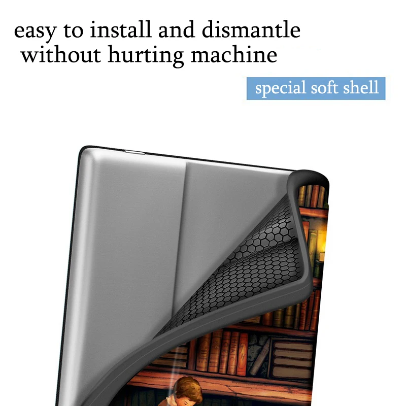 Магнитный мягкий чехол, подходит для " Kindle Oasis /(9th и 10th Gen), читалка для Kindle Oasis 2/3, Автоматический Режим сна/пробуждения