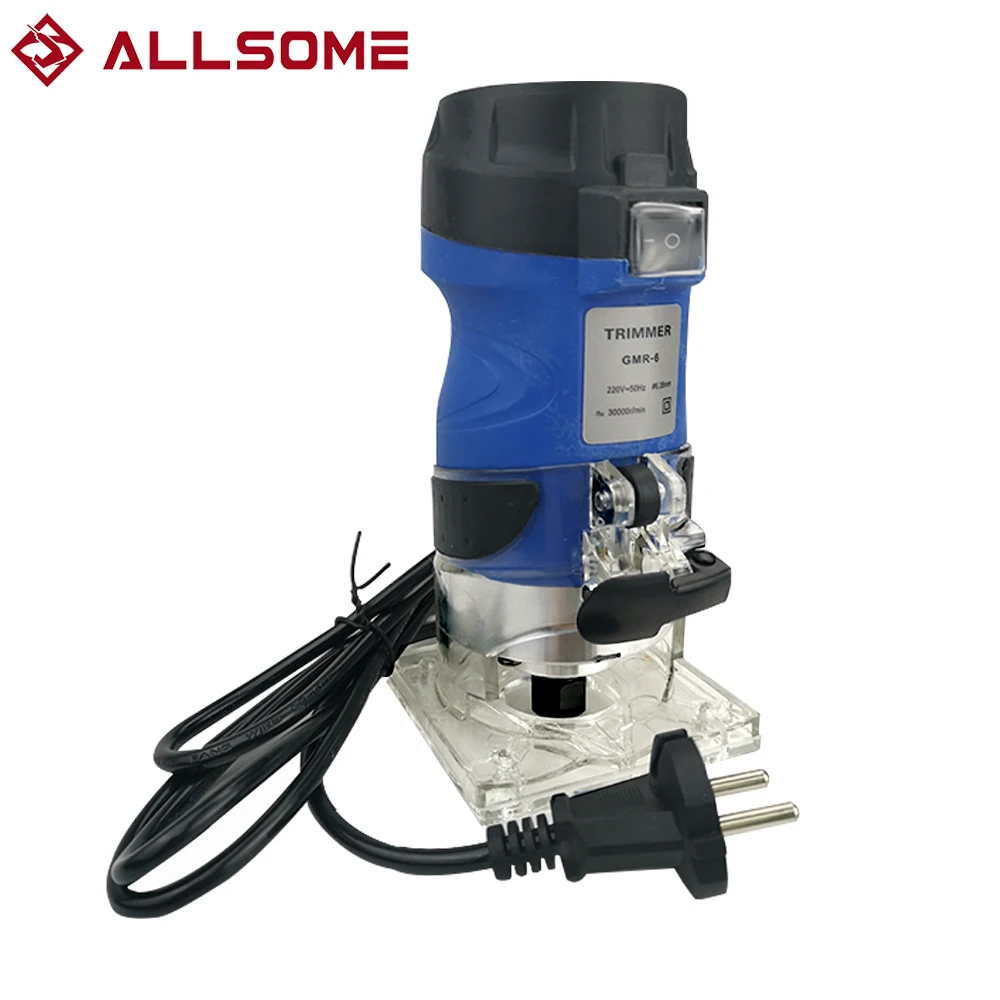 Wood Router Carving-Machine Power-Tools Edge-Trimmer Carpentry Electric-Laminate Mini