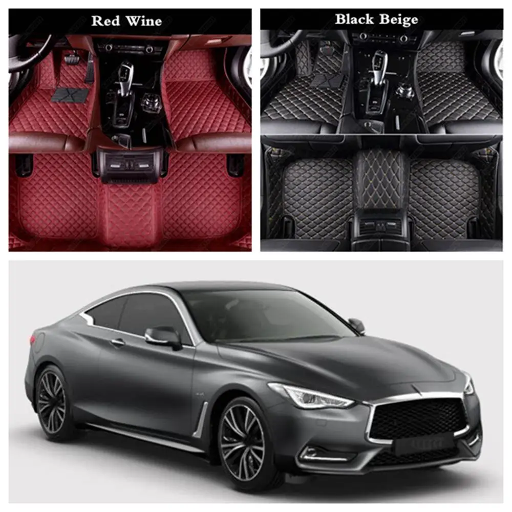 Кожа Авто накладки на ножках не оставят автомобильные коврики для INFINITI M35 G37 G25 Q50