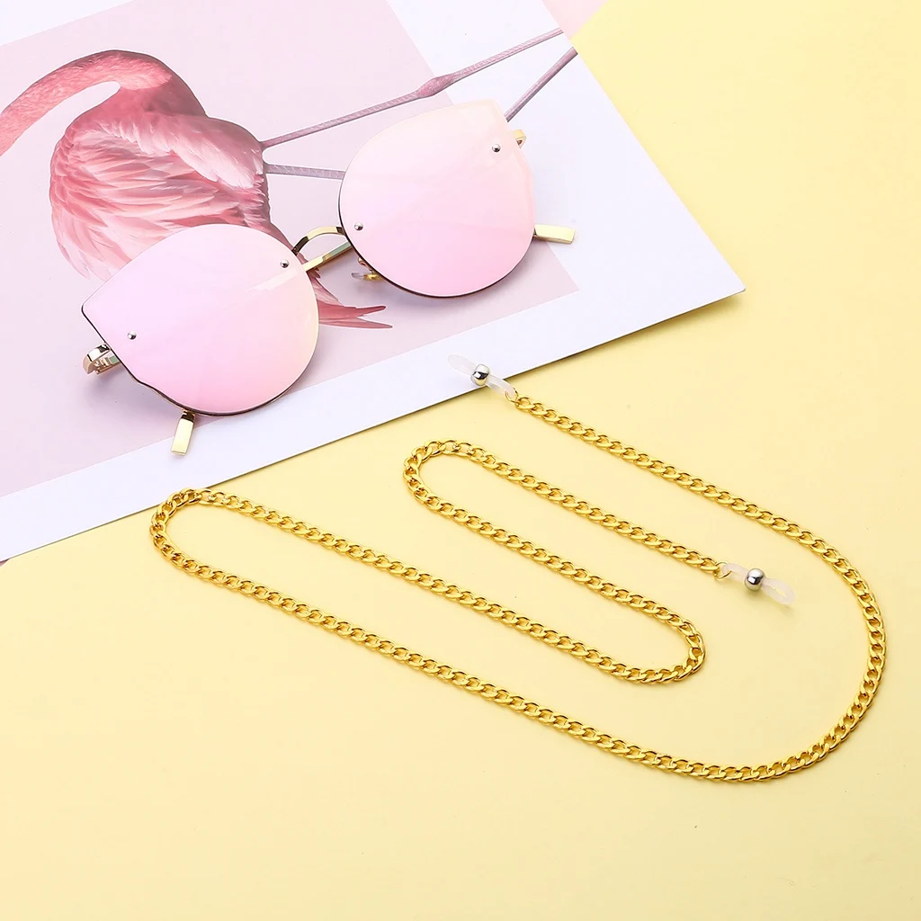 Очки висячая цепочка золотые мужские и женские очки скользящая боковая цепь очки Аксессуары Солнцезащитные очки висячая цепочка