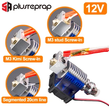 

V6 J-head 12V All metal Hotend Wade or Bowden Extruder Heater Thermistors Fan Nozzle Heat sink for 1.75/ 3mm 3D Printer Part
