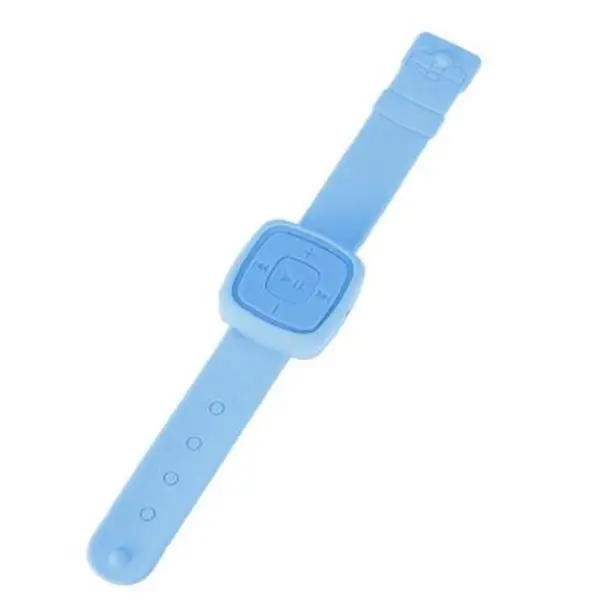 Новые часы с наушниками MP3-плеер портативный музыкальный плеер с микро TF картой мини наручные MP3-плеер водонепроницаемые часы - Цвет: Розовый