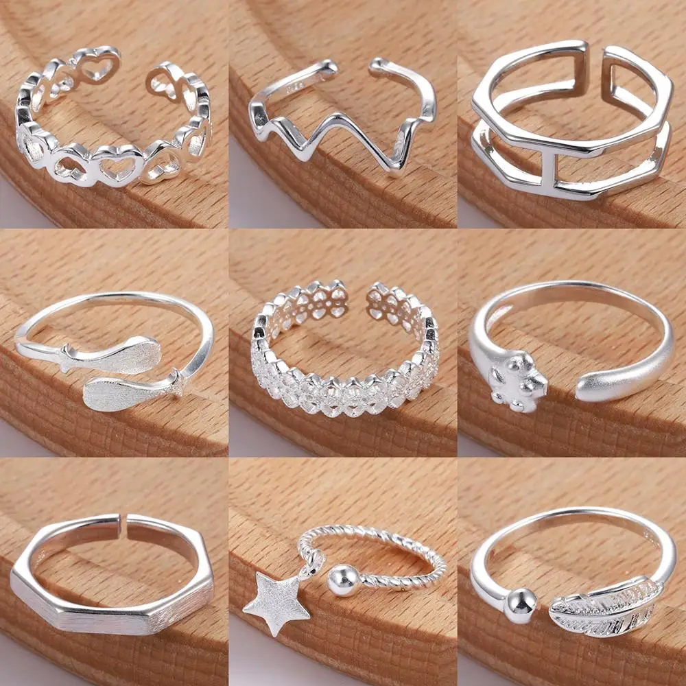 Anillo de dedo nudillo abierto para Mujer, sortijas bohemias para la playa, accesorios para el pie, joyería Retro 2020