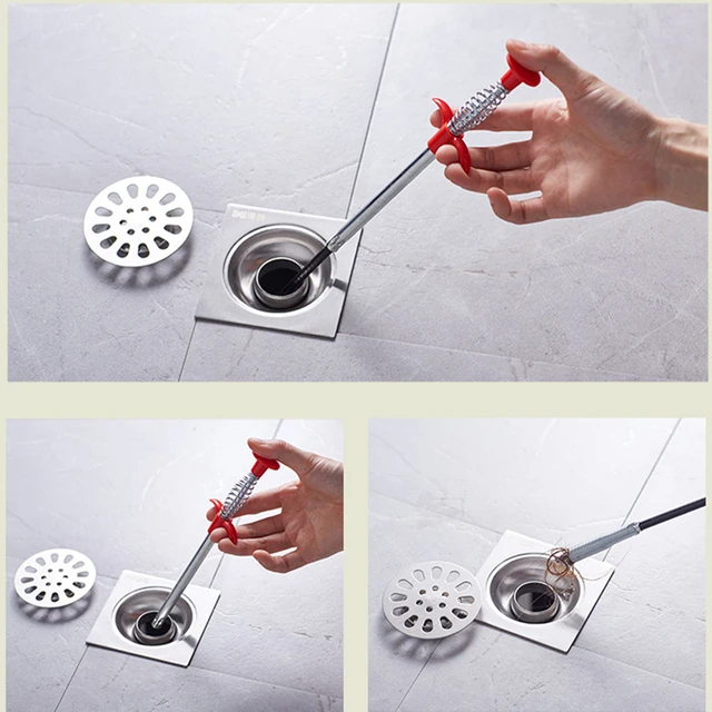 160 Cm -Es Cső Kotró Kefe Fürdőszoba Hajszéllyel Rendelkező Mosogató Tisztító Lefolyó Rugalmas Küszöb Dugó Lyuk Eltávolító Szerszám - Image 3