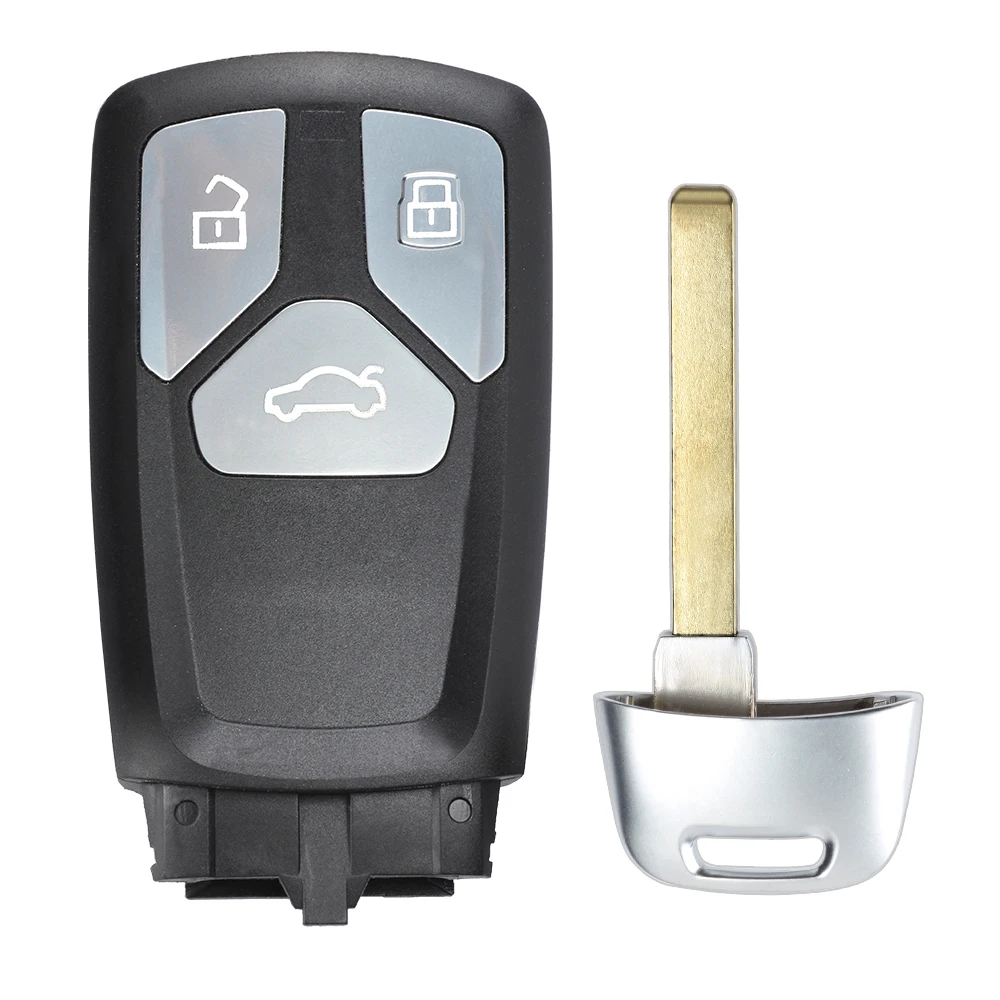 KEYECU 315 MHz 4M0959754AB 3 Button Replacement Smart Remote Car Key Fob for Audi A4 A5 TT Q5 Q7 SQ5 2016 2017 2018 2019
