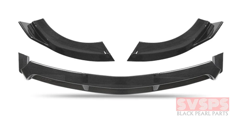 CARBON FIBRE Высококачественный передний бампер ABS для Mercedes Benz C Class W205 C260 C180 на - Цвет: CARBON FIBRE