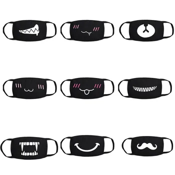 

Cotton Dustproof Mouth Face Mask Anime Cartoon Pop Bear Women Men Muffle Face Mouth Mask Teeth Mouth Mask