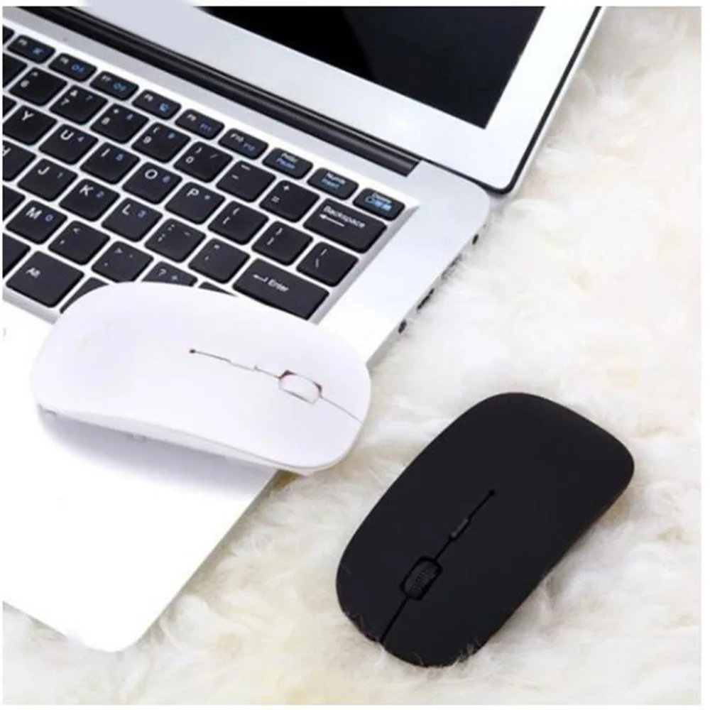 

1600 DPI USB Optical Wireless Computer Mouse 2.4G Receiver Super Slim Mouse For PC Laptop DropShipping