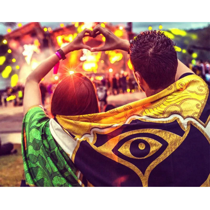 3x5フィートtomorrowlandフラッグ、90x150 100dポリエステル旗