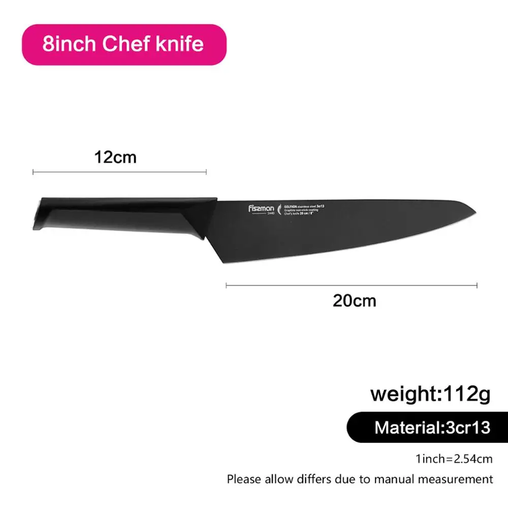 Model 2440 Fissman Golfada серия Janpanese 3Cr13 Стальные Кухонные ножи Santoku нож для стейка шеф-повара - Цвет: Model 2440